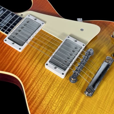 2023 Gibson Les Paul 1960 Custom Shop '60 Historic Reissue Flame Top VOS ~ Tangerine Burst image 6