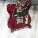 2006 Fender FSR American Series Chambered Mahogany Telecaster Crimson Red Transparent