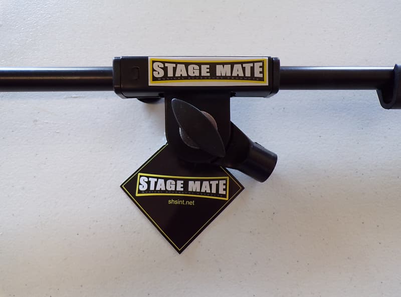 Stage Mate 32" mic Stand Boom Arm black Powder coat image 1