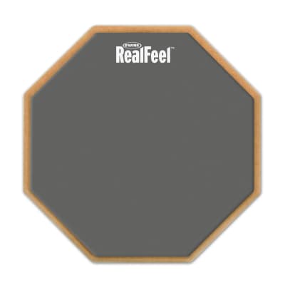 RealFeel by Evans 2-Sided Practice Pad, 12" image 1