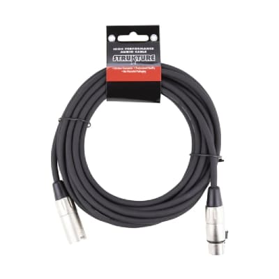Structure Heavy Duty 20ft. XLR mic cable 7mm rubber image 1