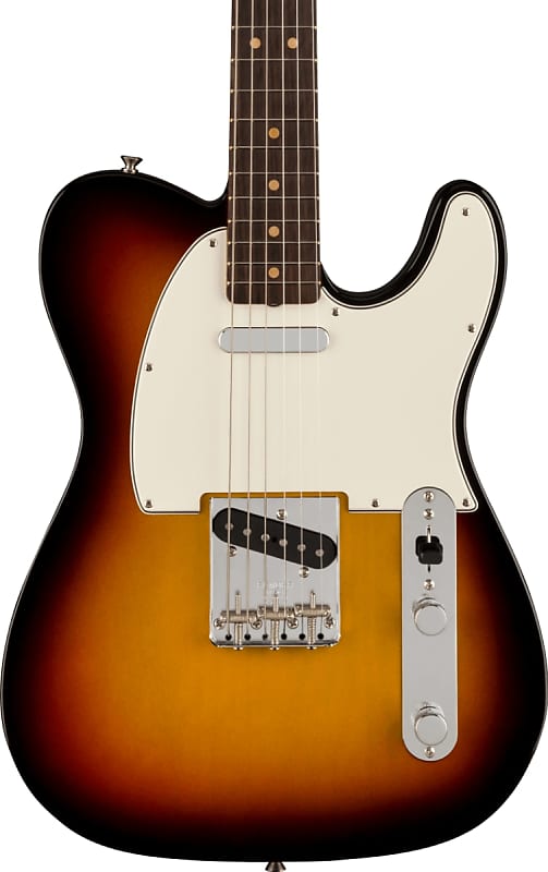 Fender American Vintage II 1963 Telecaster Electric Guitar Rosewood Fingerboard, 3-Color Sunburst image 1