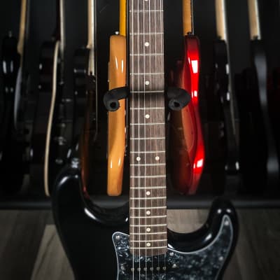 Squier FSR Affinity Stratocaster - Black with Black Pearloid Pickguard image 3