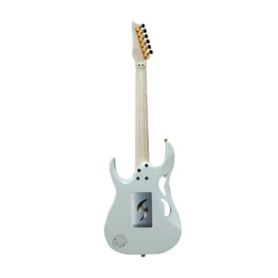 Ibanez Steve Vai Signature 6-String Electric Guitar with Case (Right-Handed, Stallion White) image 4