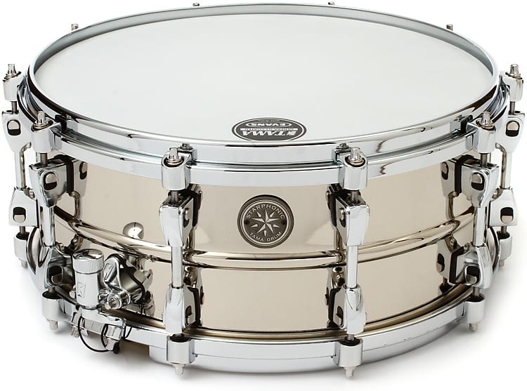 Tama PBR146 Starphonic Brass 6 x 14 inch Snare Drum - Nickel-plated image 1