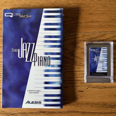 Alesis Jazz Piano Q Card ROM sound Qcard in box w/manual
