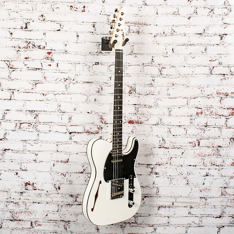 G&L ASAT Classic Cutom Semi-Hollow Electric Guitar, Alpine