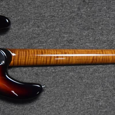 Ernie Ball MusicMan BFR StingRay 4 FRETLESS Vintage Burst Roasted/Figured Maple Neck. LAST ONE! image 8