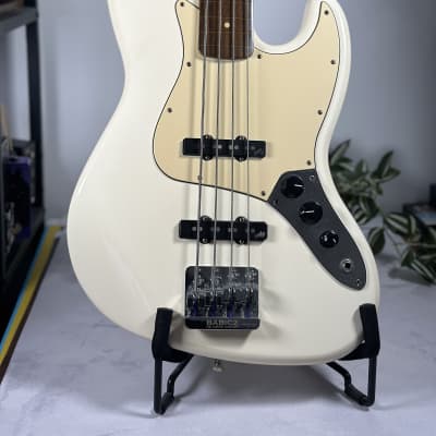 Fender Mexican Standard Jazz Bass FRETLESS 2012 - WITH MODS - Arctic White for sale