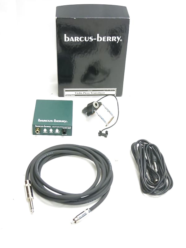 Barcus-Berry 3110 Violin Piezo Transducer & 3000A Buffer Preamp EQ image 1