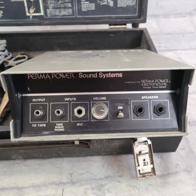 Vintage Perma Power Battery Powered Portable PA System image 3