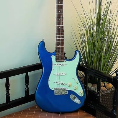 Vintage V6 ReIssued Electric Guitar ~ Candy Apple Blue image 5