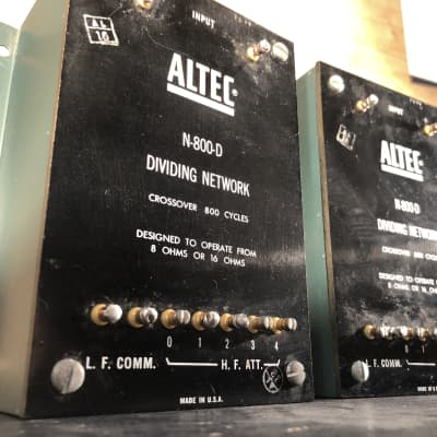 Altec N-800-D Dividing Network Green & black | Reverb