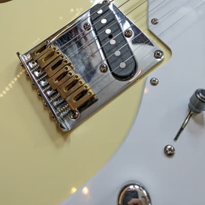 SX VTG Series T-Style Thinline Electric Guitar Cream #NA image 6