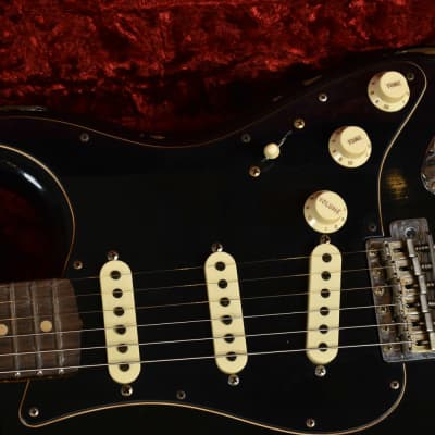 Fender Custom Shop Limited Edition '60 Stratocaster Relic Poblano Aged Black image 16