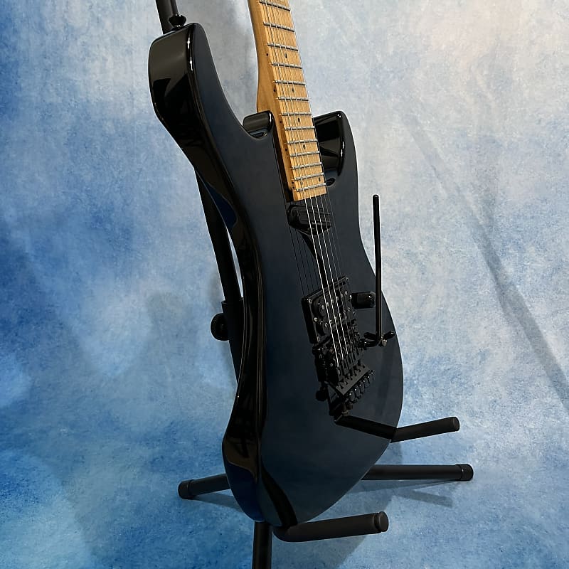 ESP M-II Deluxe Custom Shop with Maple Fretboard Black Made