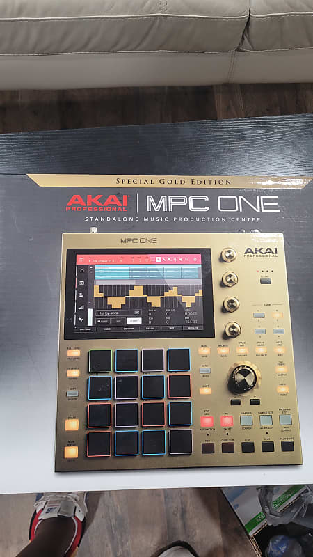 Akai MPC One Standalone MIDI Sequencer Gold Edition | Reverb