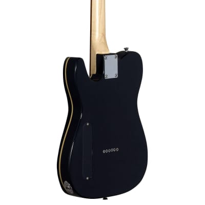 Michael Kelly 59 Thinline Semi-Hollow Electric Guitar (Gloss Black) image 10