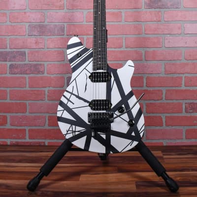 EVH Wolfgang Special Striped with Ebony Fretboard Satin White/Black Stripes 2024 w/EVH Gig Bag image 3