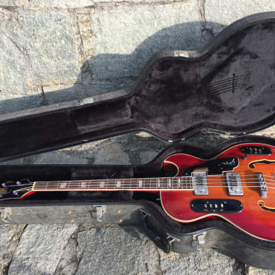 Goya Rangemaster Bass 1966 Cherry Sunburst image 14