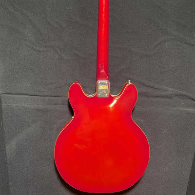 Epiphone Riviara 1971 - Red Burst image 4