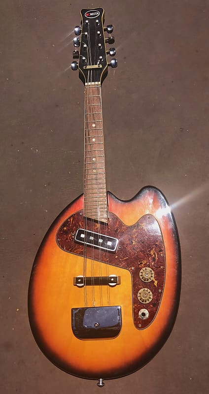 Kingston Electric Mandolin 1965 - Sunburst Orange image 1