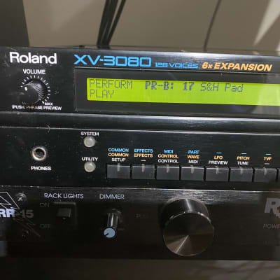 Roland XV-3080 128-Voice Rackmount Synthesizer Module 2000 - 2002 - Black