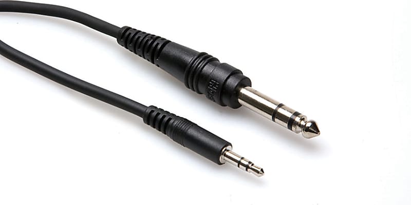 Hosa CMS-105 Cable 3.5mm TRS to 1/4"" TRS 5ft image 1