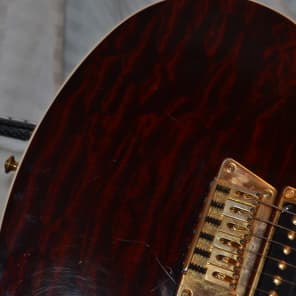 Gibson  nighthawk guitar  2011 red quilt top image 7