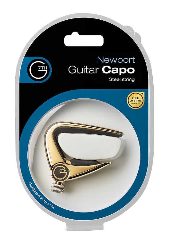 G7th - Gold Plate Newport Guitar Capo! C31053 *Make An Offer!* image 1