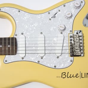 Blueline Guitars Strat 2015 Yellow Flat image 6