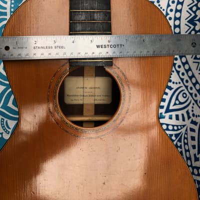 Antique Vintage 1896 Andrew Groehsl Chicago, IL Parlor Guitar Project Brazilian Rosewood image 18