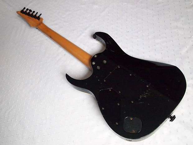 Ibanez J-Custom RG 1702 1997 Silky Black | Reverb
