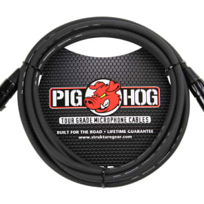 Pig Hog PHM10 Tour-Grade XLR Male to Female Mic Cable - 10'