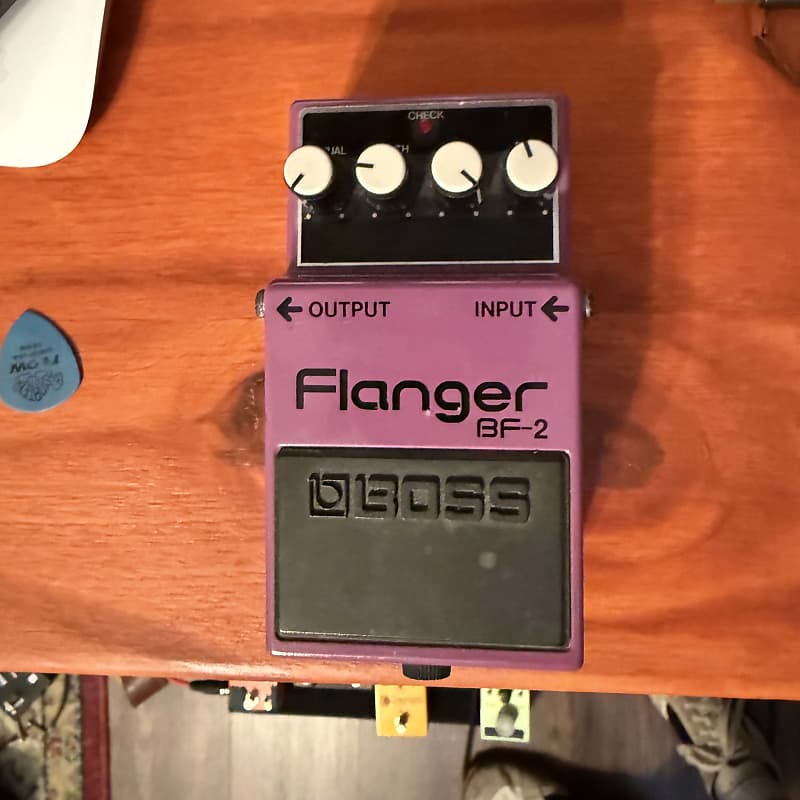 Boss BF-2 Flanger 1984-1990 (Green Label) Made In Japan | Reverb
