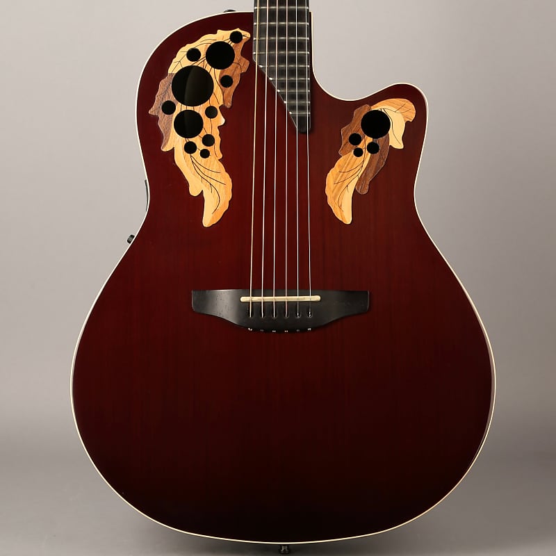 Ovation Adamas 1597 Acoustic - 2000 - Ruby Red Carbon | Reverb Canada