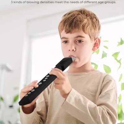EWI-100 Mini Digital Wind Instrument Synth – Portable Rechargeable Electronic Aerophone with 10 Tones, MIDI Connectivity & Headphone Jack image 2