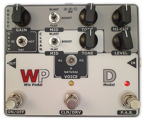 WIZ-PEDAL model: D dumble tone overdrive guitar pedal image 1