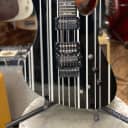 Schecter Synyster Gates Custom-S Electric Guitar Black/Silver Pinstripes W/ Fitted Hard Case