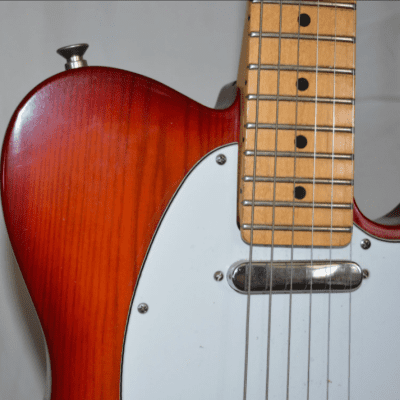 Fender Telecaster Bigsby Custom Electric Guitar Cherry Stain Roadrunner HSC NOCASTER Tele image 8