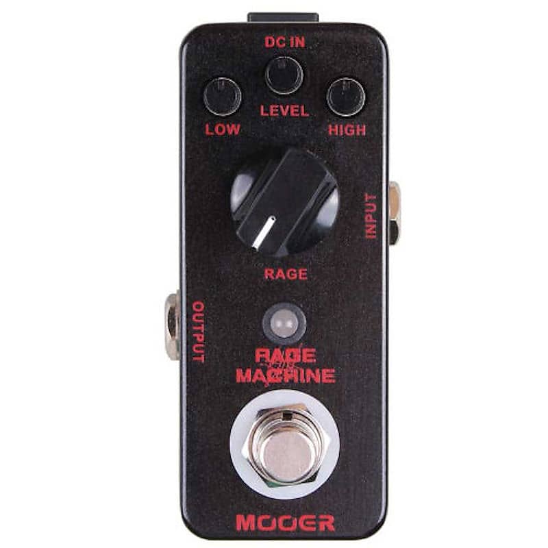 Mooer RAGE MACHINE Micro Guitar Distortion Effects Pedal True Bypass NEW image 1