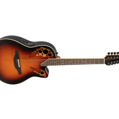 Ovation Pro Series Standard Elite 2758AX-NEB 12str A/E Guitar New England Burst image 4