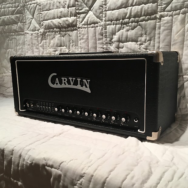 Carvin X100B Blue Series IV 4 100 Watt All Tube Electric Guitar Amplifier Head Made in USA
