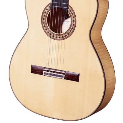 Spanish Flamenco Guitar CAMPS M7-S (blanca) - solid spruce top image 1