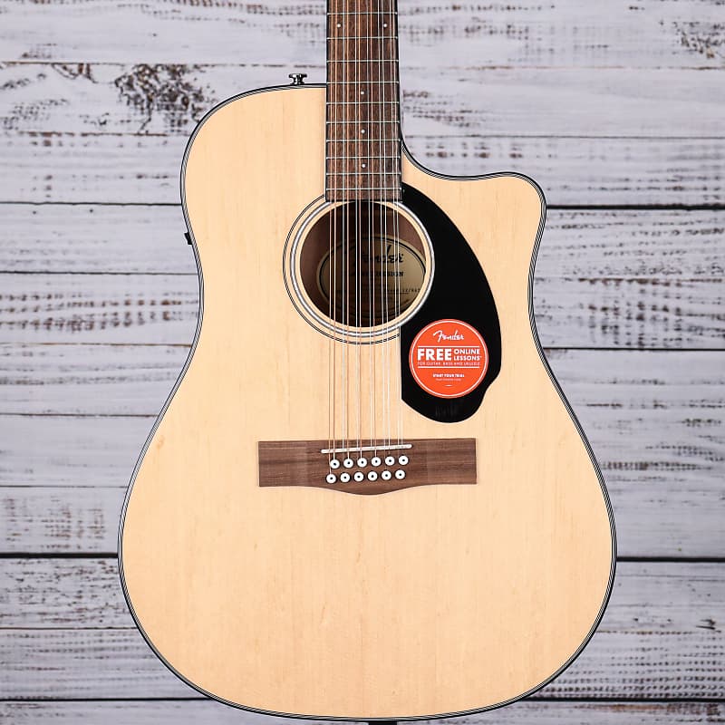 Fender CD-60SCE  12-String Acoustic-Electric Guitar image 1