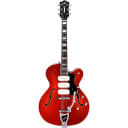 Guild X-350 Stratford Hollow Body Electric Guitar Scarlet Red w/ Case
