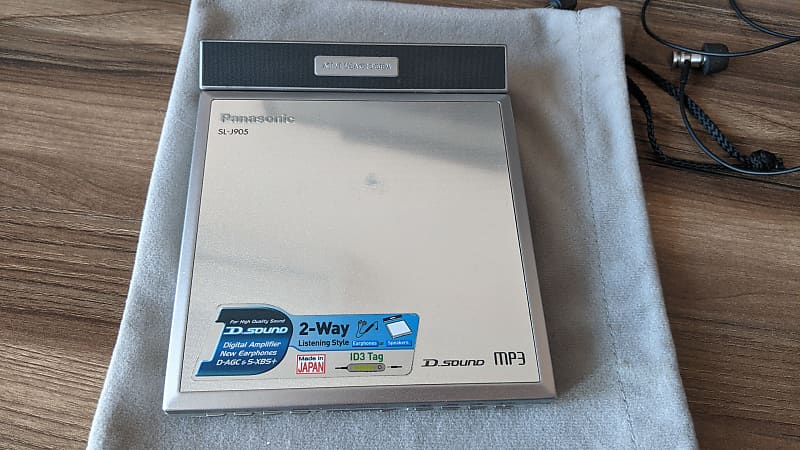 【激レア商品】パナソニック☆MP3対応ポータブルCDプレーヤーSL-J905 Panasonic SL-J905 Portable CD Player - YouTube