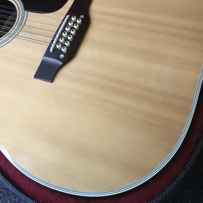 Takamine F400S acoustic 12 string guitar made in Japan September 1980 excellent condition with original hard case image 9