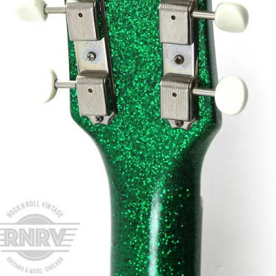 Gibson Les Paul Junior 1958 Marty Bell Sparkle Green Vintage Refin image 4
