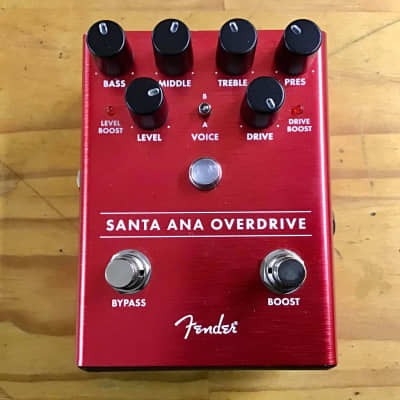 Fender Santa Ana Overdrive 2017 - Present - Red | Reverb